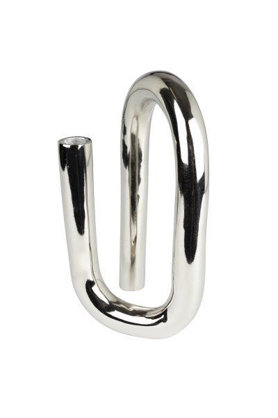 Gyertyatartó 'Tubo' - Ezüst L