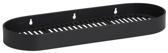 Polc sínnel 'SOTRA' - Fekete