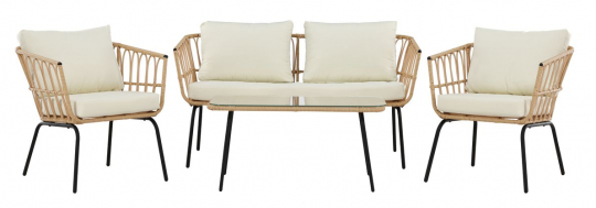 Loungeset 'Palamos' - Natúr