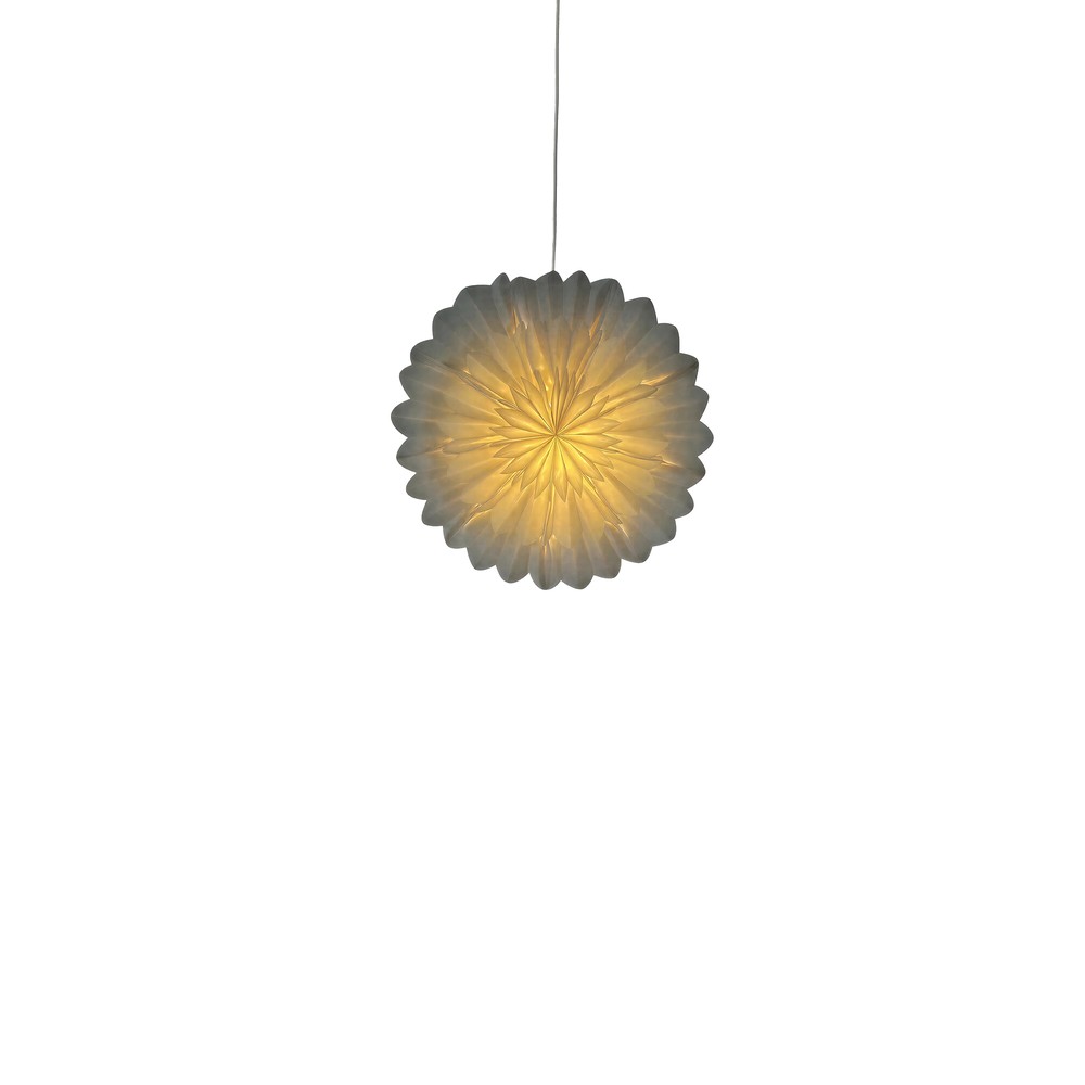 Adventi csillag 'Lotus' 60cm - Feh&eacute;r
