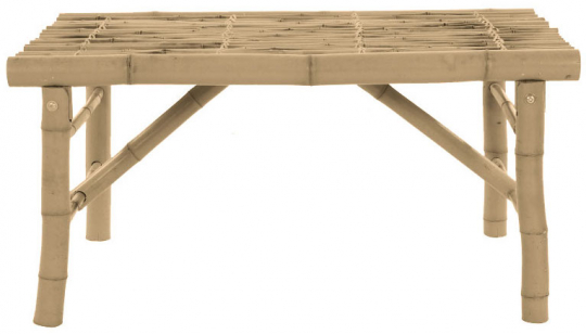 Kerti asztal 'Bambu' - Természetes