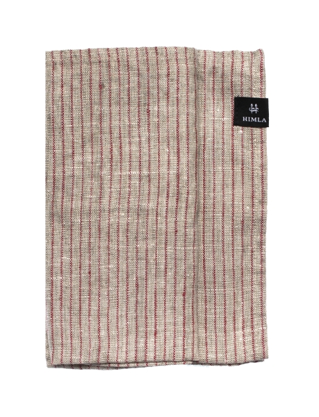 Szalvéta 'Linus' 45x45 - Piros/Fekete