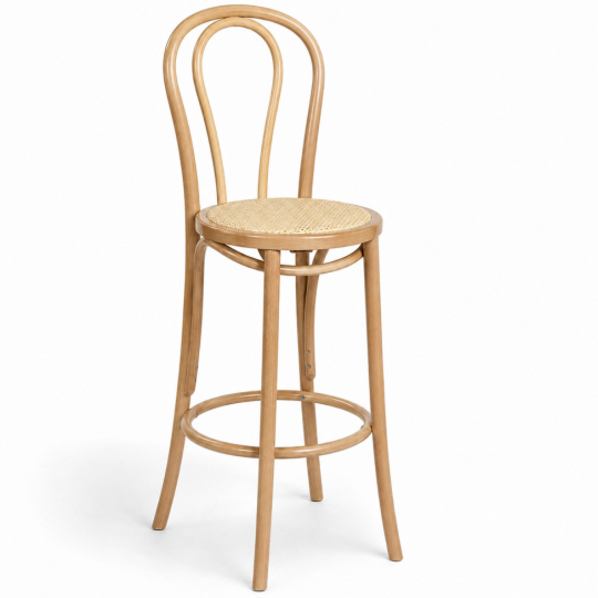 Bárszék 'Bistro' - Natúr/Rattan