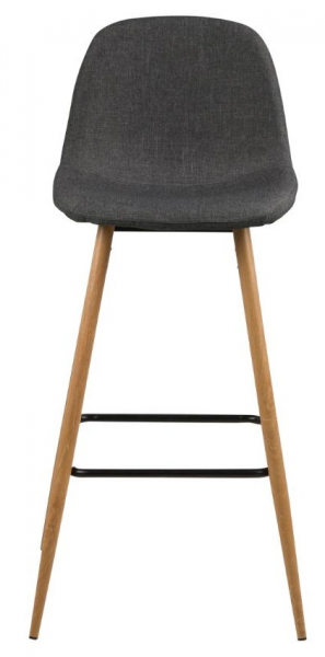 Bárszék 'Soller' - Természetes/Sötétszürke