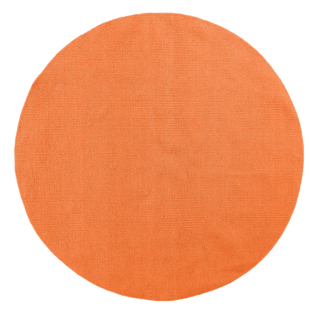 Kerek szőnyeg 'Hamilton' - Orange Peel