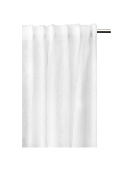 Függöny redőnycsíkkal 'Dalsland' 145x250 - Fehér