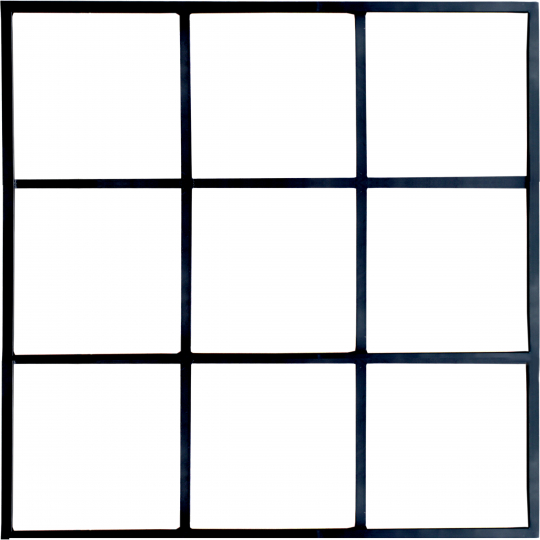 Ipari fal 'New York' S - Fekete