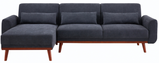 Kanapé 'Texas' - Sötétszürke