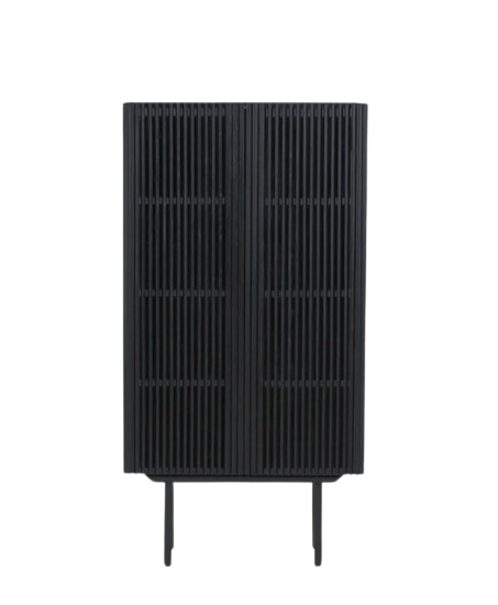 Magas pad 'Louvre' - Fekete