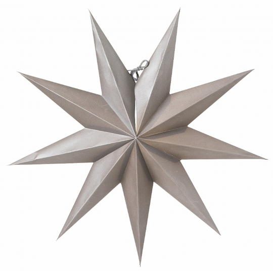 Adventi csillag 'Boris' - Sötétszürke