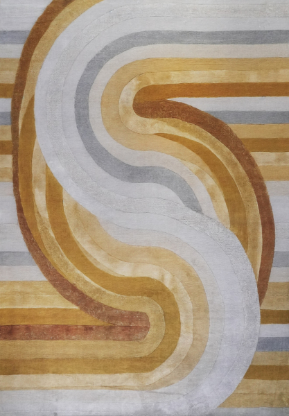 'Savena' szőnyeg - Sárga/Szürke