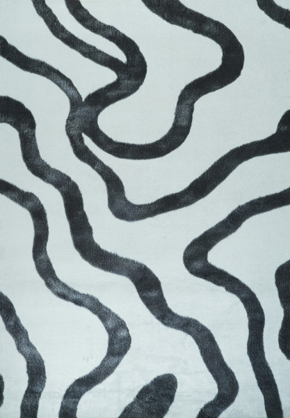 'Heloria' szőnyeg - Fekete/Fehér