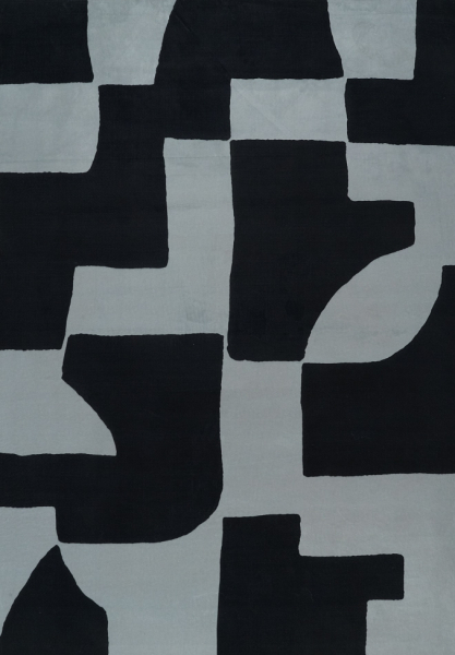 Szőnyeg 'Velenna' - Fekete/Szürke