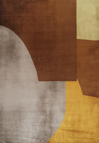 'Savelle' szőnyeg - Barna/Sárga