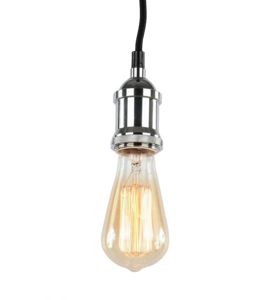 Lámpa 'Chrome' - Üveg/Fém