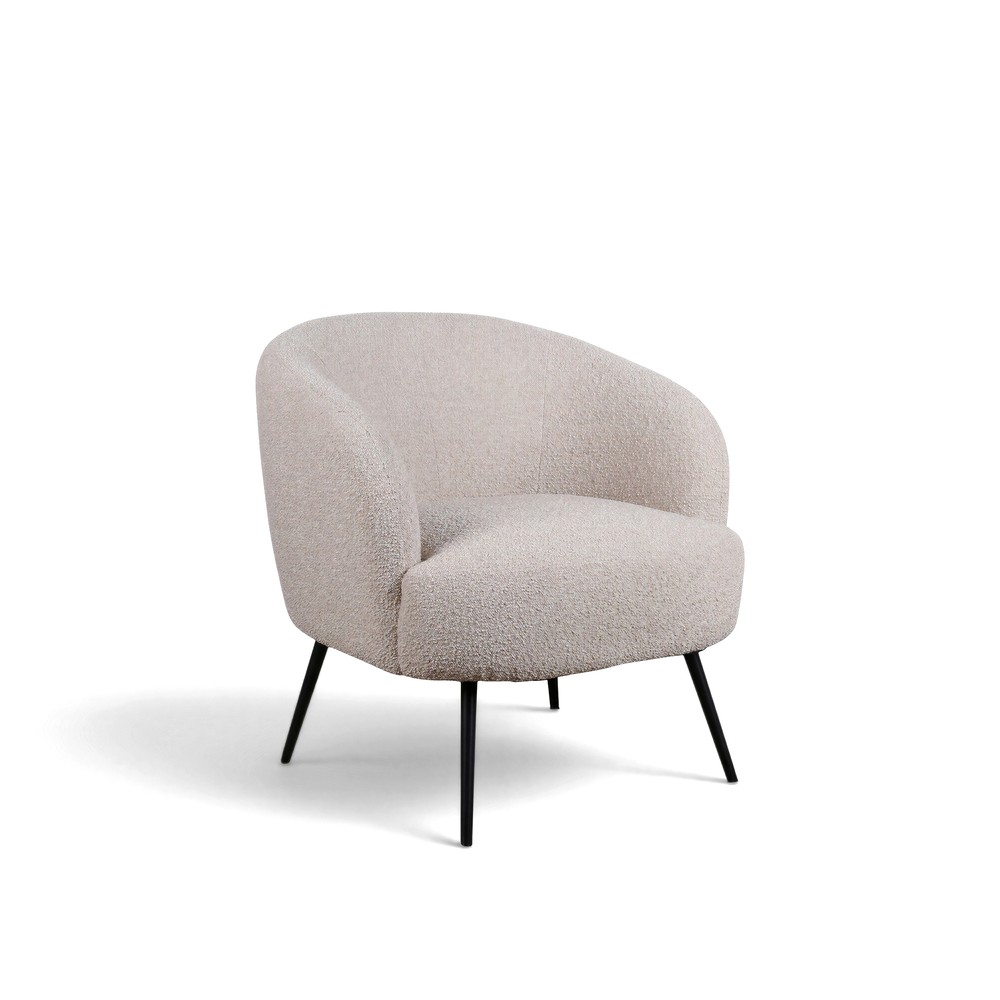 Fotel 'Capri' - Bézs/Bouclé