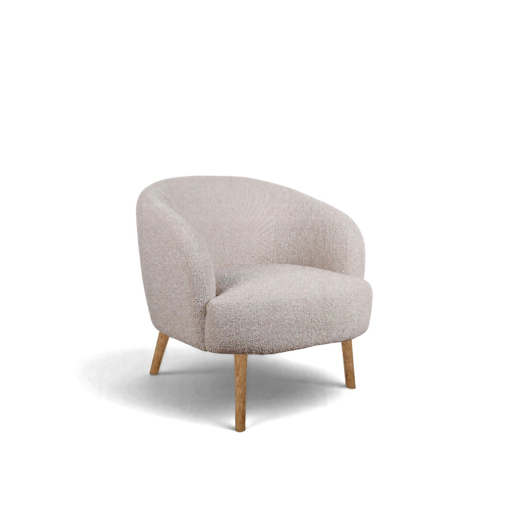 Fotel 'Capri' fa l&aacute;b - B&eacute;zs/Boucl&eacute;