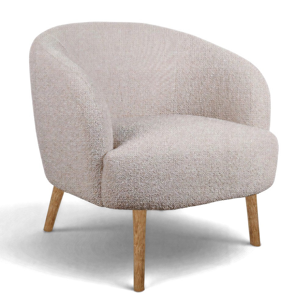 Fotel 'Capri' fa l&aacute;b - B&eacute;zs/Boucl&eacute;