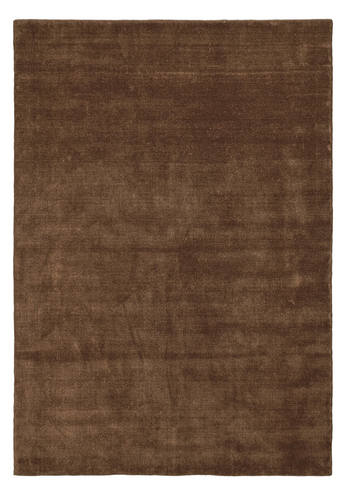Gyapjúszőnyeg 'Rozen Handloom Wool Premium' - barna