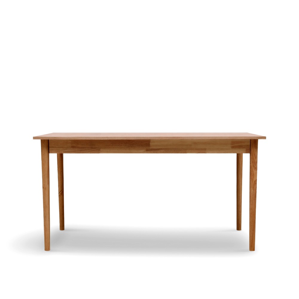 &Eacute;tkezőasztal 'Fager' 135 cm - Feh&eacute;r pigment&aacute;lt