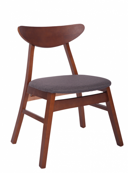 Szék 'Asta' - Dió/Sötétszürke