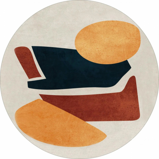 Kerek szőnyeg 'Beira' 120cm - Multi