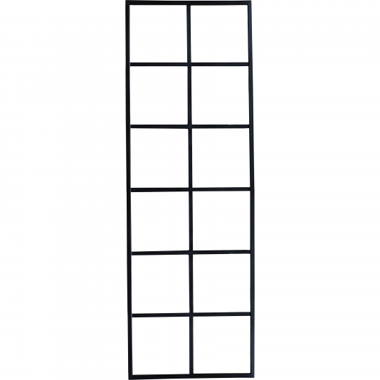 Ipari fal 'New York' L - Fekete