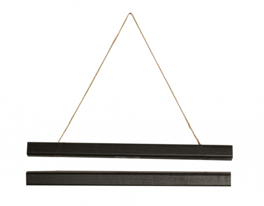Poszterakasztó 30cm - Fekete