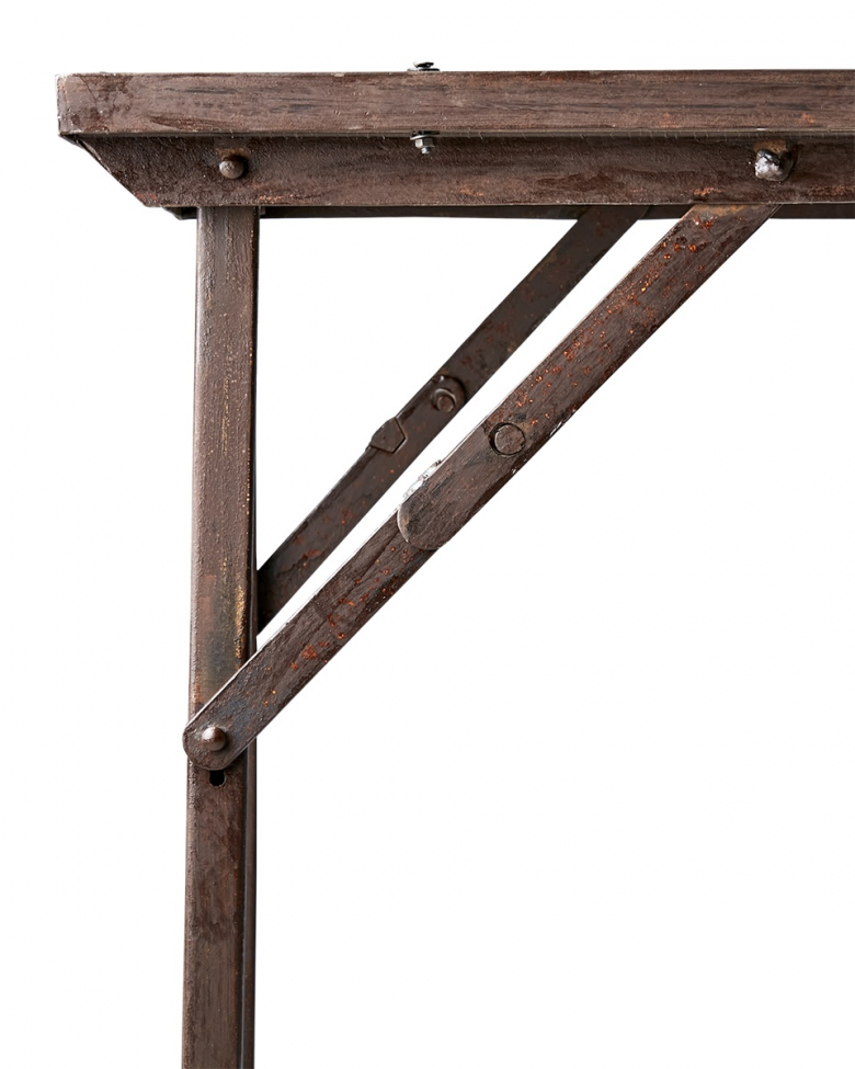 Összecsukható asztal 'Treasure' 150x62cm - Újrahasznosított fa