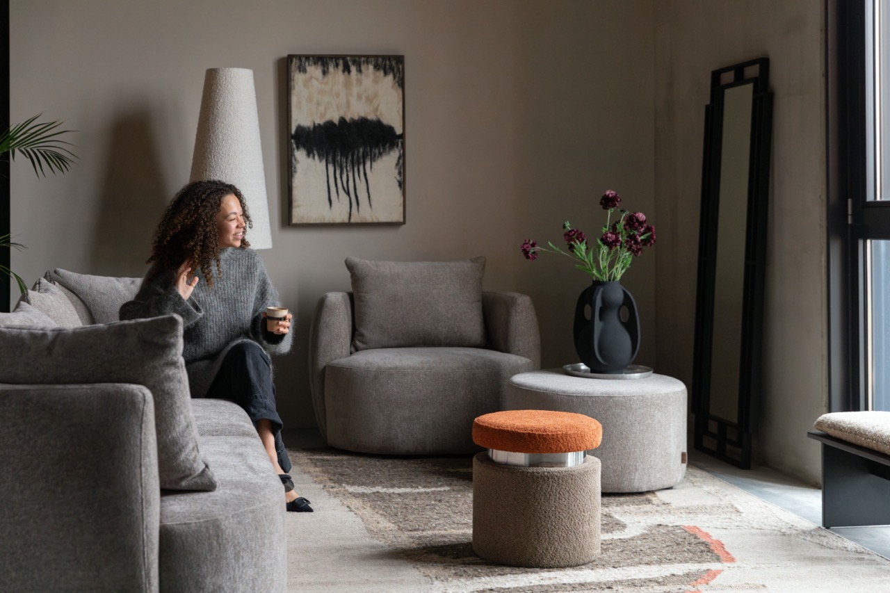 Lábzsámoly 'Rocca' - Barna