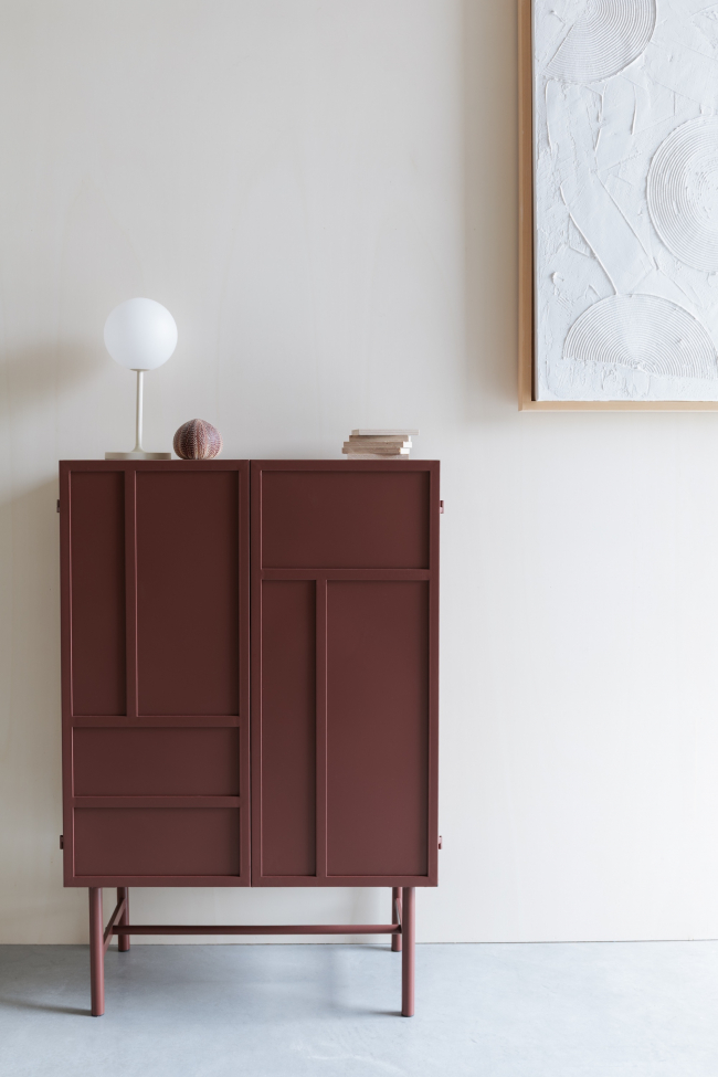 Davis szekrény - Piros