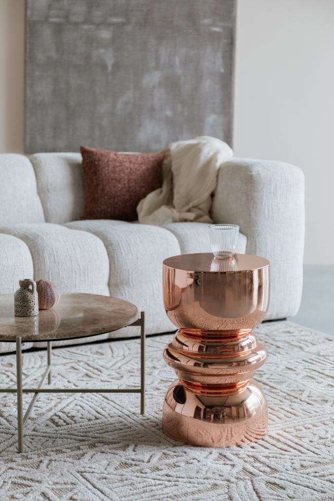 Kinga oldalasztal - Réz