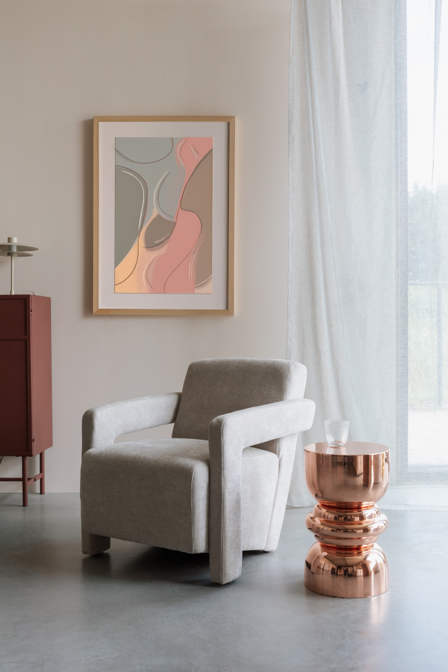 Kinga oldalasztal - Réz