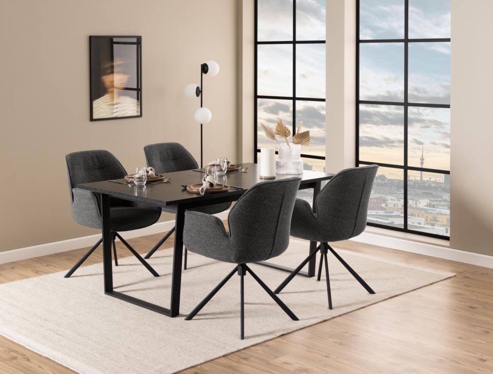 Bjuv szék - Matt fekete