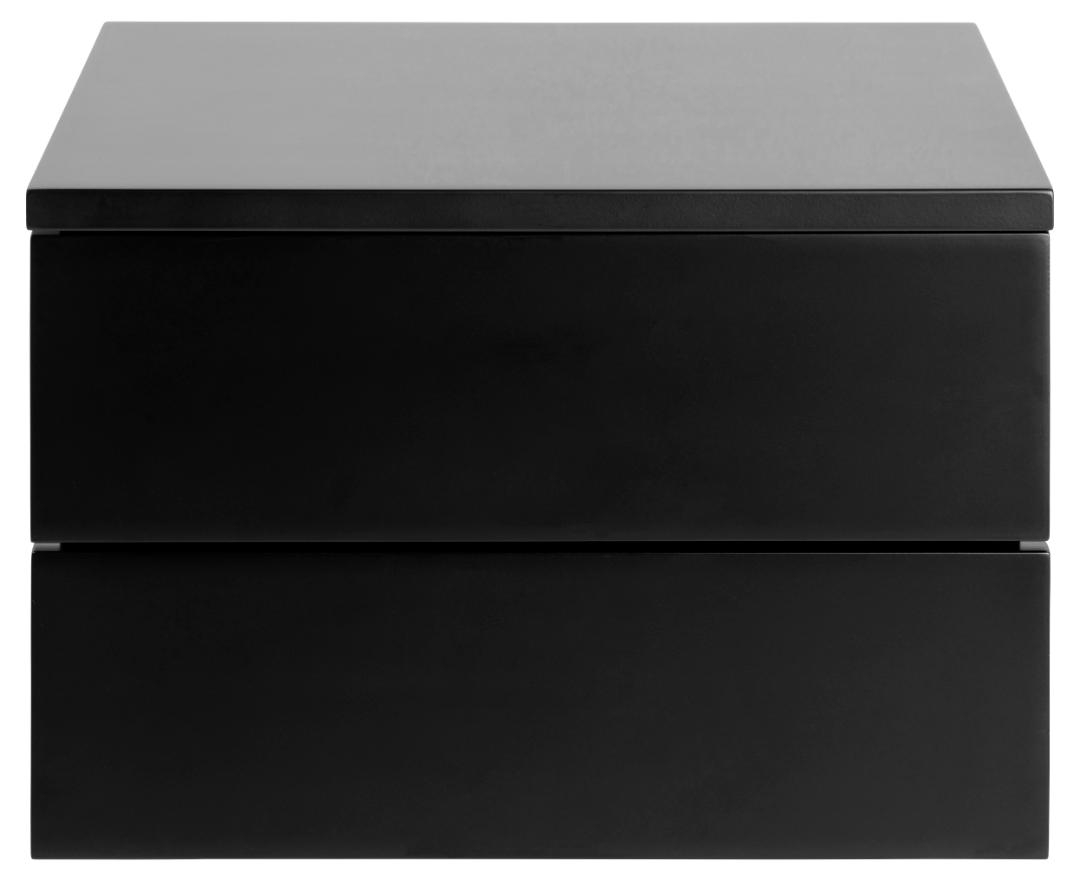 Éjjeliszekrény 'Falun' - Fekete