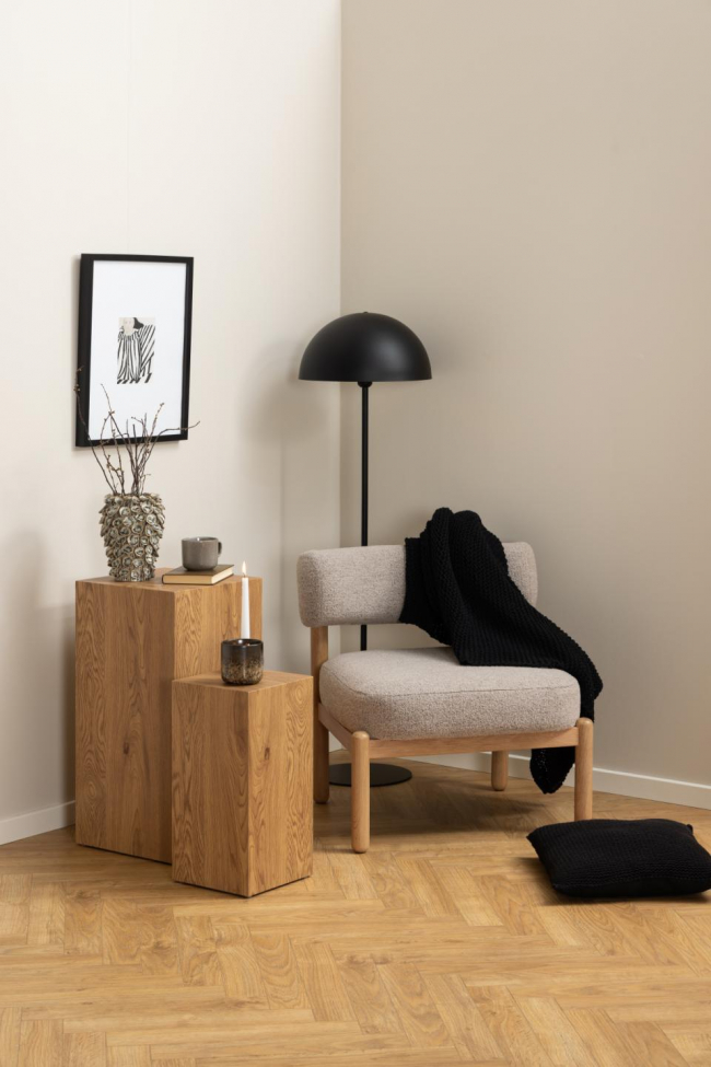 Fåtölj 'Flisby' - Szürke