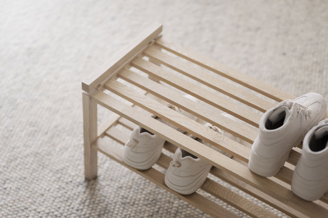 Cipőtartó 'Confetti' 80cm - Fehér pigmentált