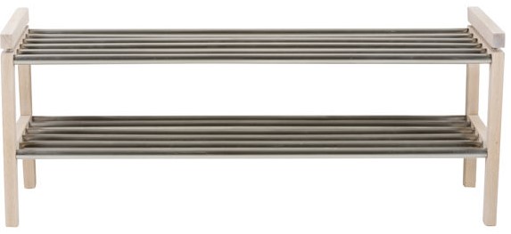 Cipőtartó 'Confetti' 100cm - Fém/Fehér pigmentált