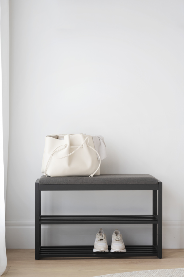 Cipőtartó 'Confetti' - Fekete/Szürke