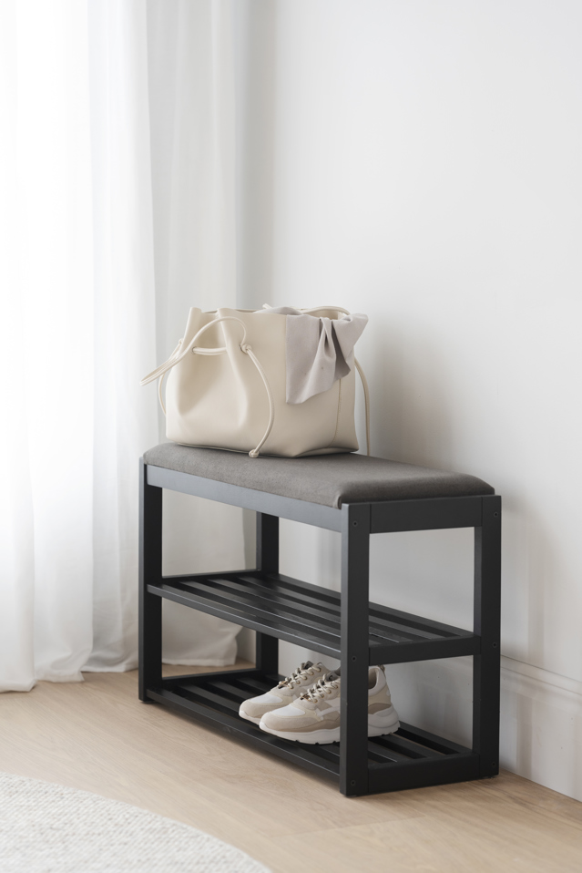 Cipőtartó 'Confetti' - Fekete/Szürke