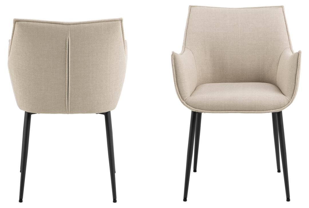 Szék 'Bonita' - Szürke/Fekete