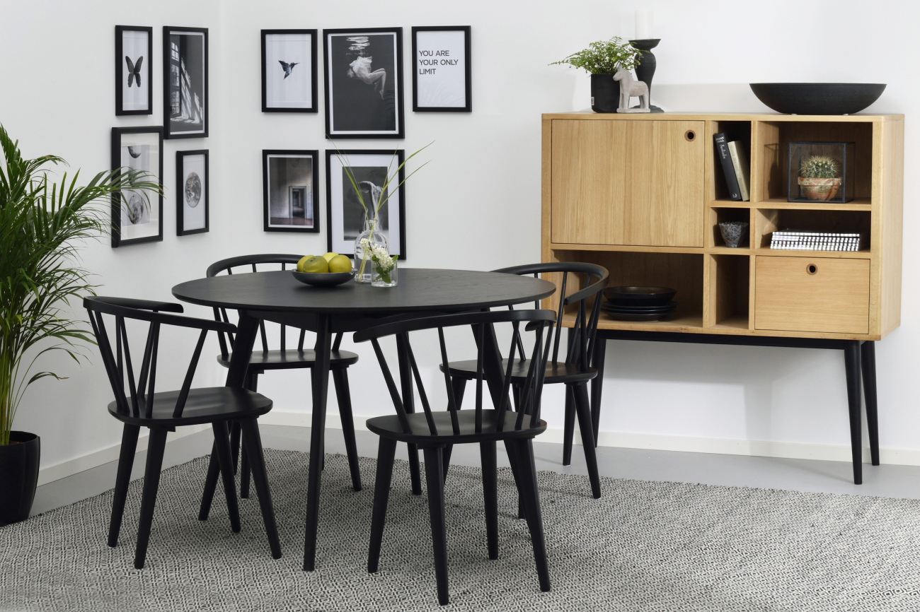 Szék 'Carmen' - Fekete