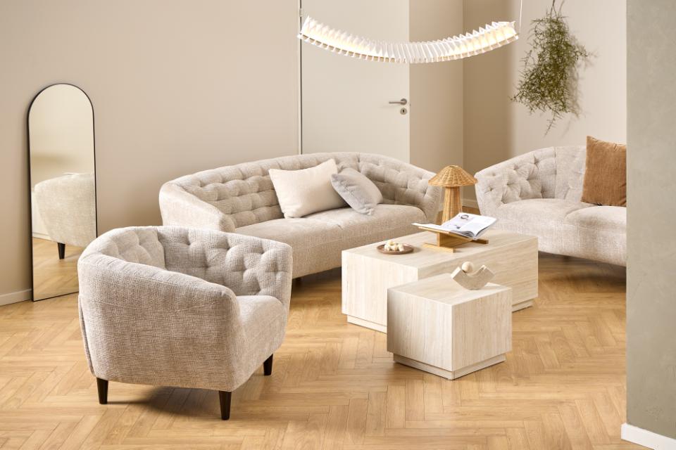 Fotel 'Ria' - Világos Bézs