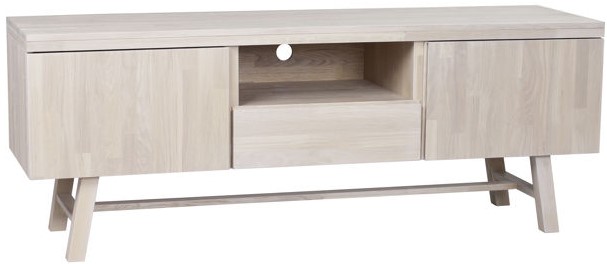 TV állvány 'Brooklyn' - Fehér pigmentált