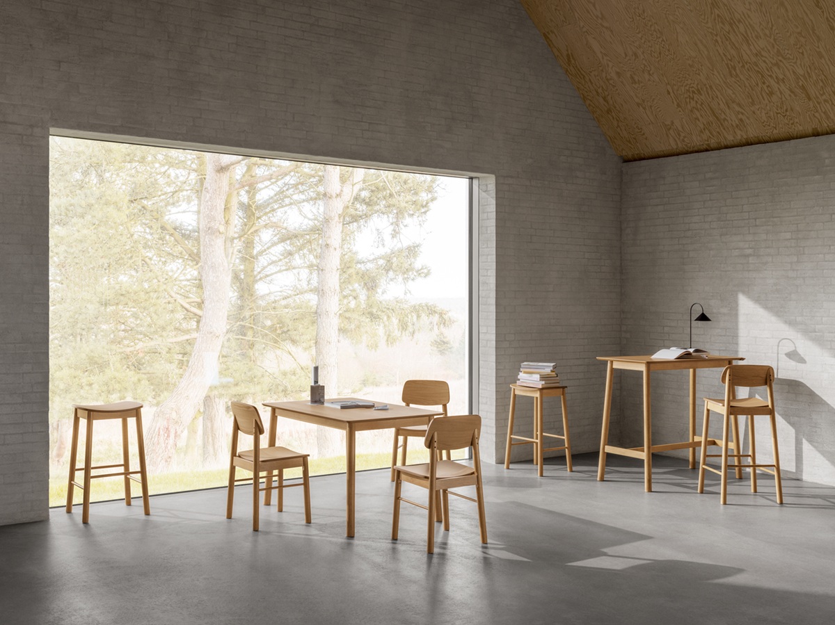 Barlow étkezőasztal 120x80cm - Természetes