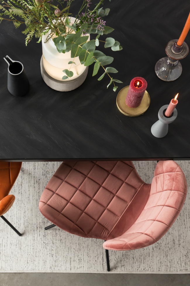 Szék 'Omg' - Velúr/Rózsaszín