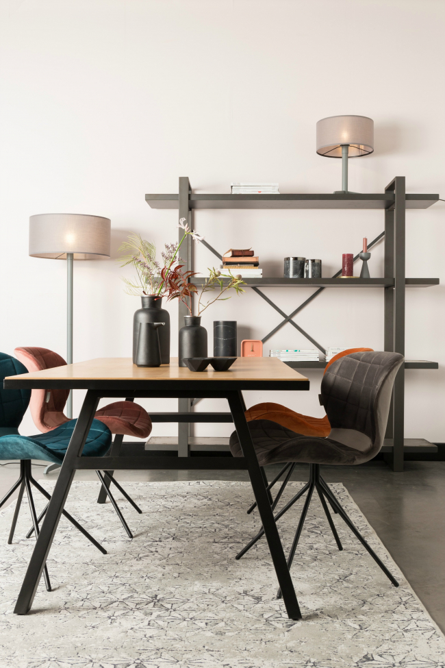 Szék 'Omg' - Velúr/Szürke