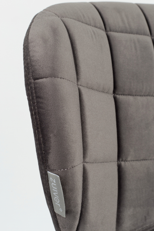 Szék 'Omg' - Velúr/Szürke