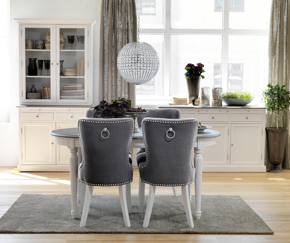 Szék 'Ina' - Szürke/Fehér