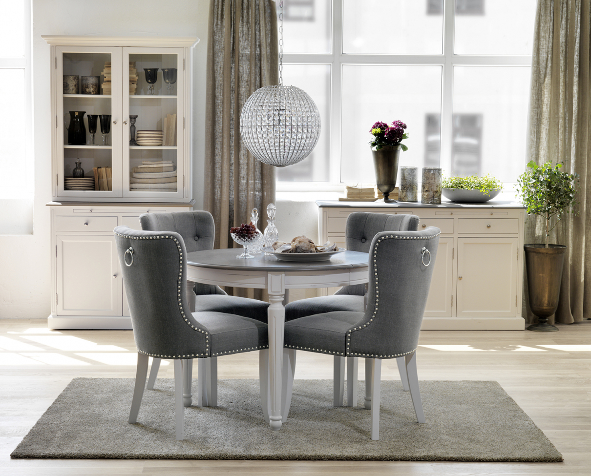 Szék 'Ina' - Szürke/Fehér